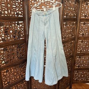 Free People Wide leg jeans